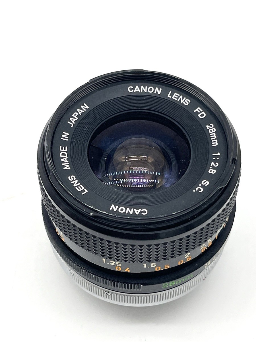 Canon FD 28mm f/2.8 レンズ　＃323816 Canon FD 28mm f/2.8