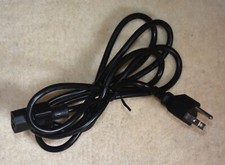 3 Prong 5' AC Power Cord Cable for PC Desktop Computer or Monitor