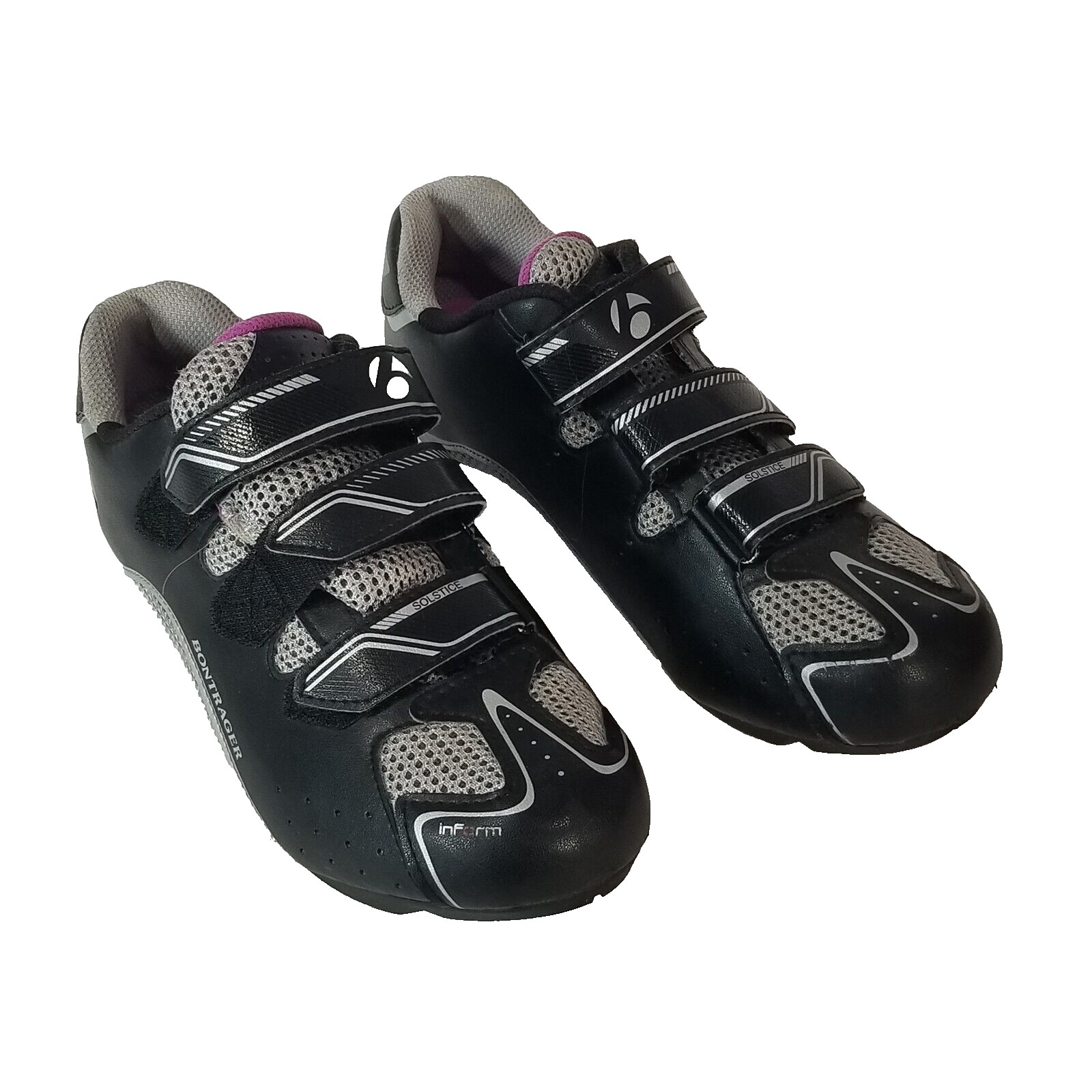 Zapatos de ciclismo de carretera Bontrager Solstice para mujer talla 8,5 EU40 negro púrpura