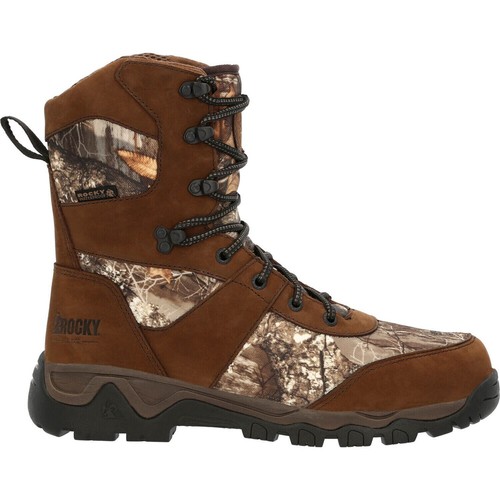 NEW Rocky Mens Realtree Edge 800G Red Mountain Hunting Boots Size 10 WIDE - Picture 2 of 8