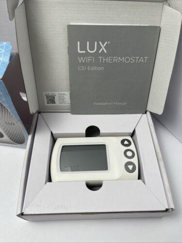 LUX Built In WiFi Heating and Cooling Touch Screen Smart-Enabled Thermostat - Picture 2 of 5