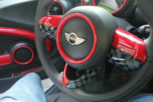 Candy Color Union Jack Steering Wheel Decor Cover For Mini Cooper F55 F56 13-20 - Picture 5 of 25