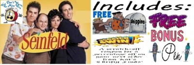   Seinfeld SEASON 2 DISK 4 EPISODES 11-13 comes in Seinfeld case +BONUS   
