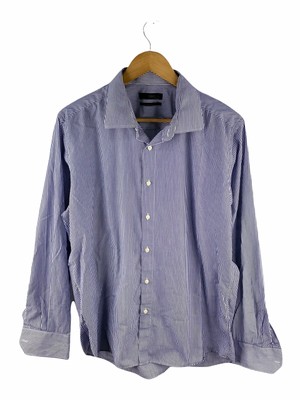 Blaq Button Up Shirt Mens Size XL Blue 