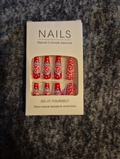 Barbie Nägel zum kleben Neu in Original Verpackung Karneval Ken Pink Rosa Nails
