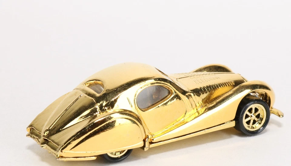 HOT WHEELS TALBOT LAGO, FAO SCHWARZ 24K GOLD CLASSICS SET CAR - Image 3 of 4