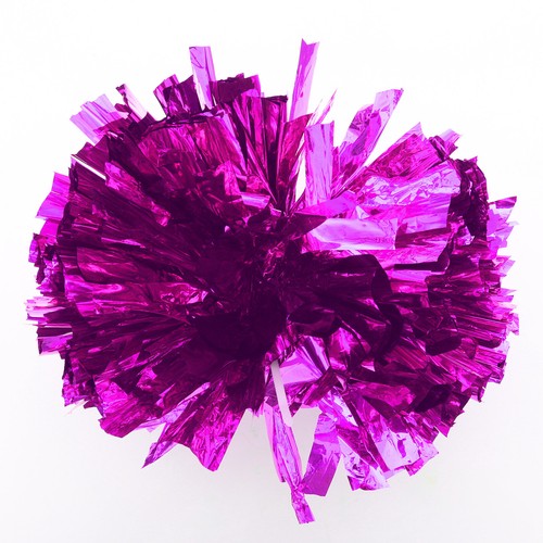 Kids 2 Pack Cheer Leader Shiny Pom Poms for Team Spirit Cheering Performance - 第 33/40 張圖片