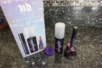 Urban Decay  hall of fame set  mascara primer lipstick New in box