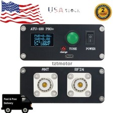 Assembled ATU100 Automatic Antenna Tuner 100W 1.8-50MHz 0.96" OLED Display Shell