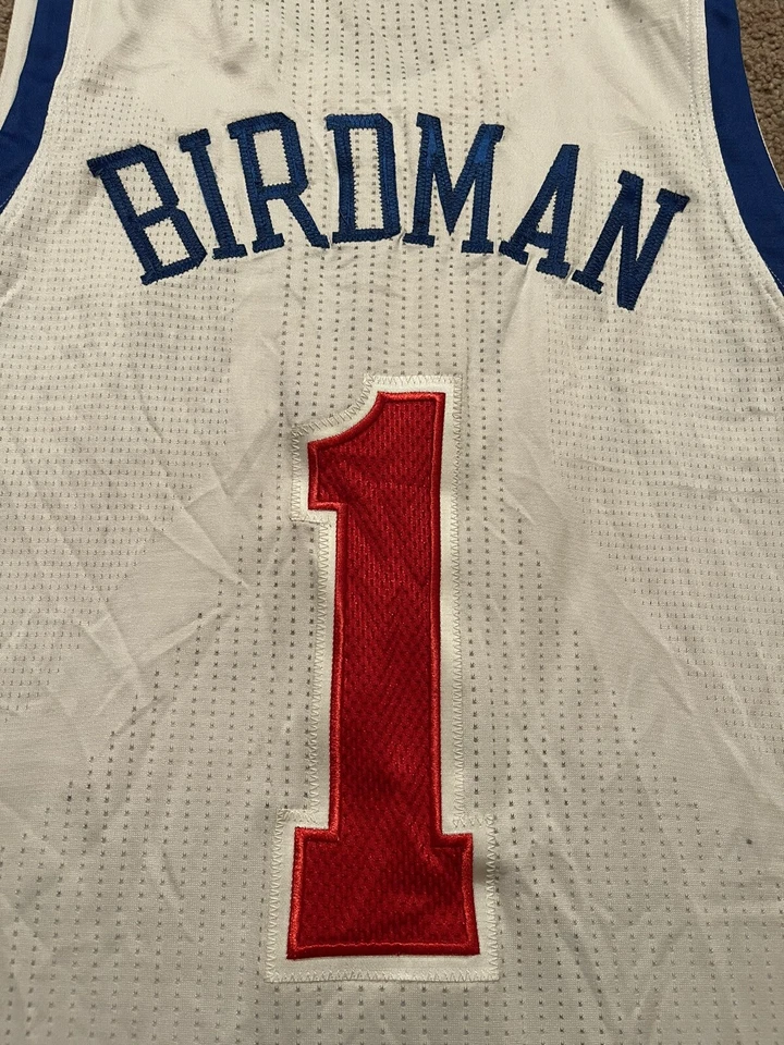 2010 Adidas Philadelphia 76ers Chris Birdman Andersen #1 Jersey Authentic REV30 - Image 2 of 4