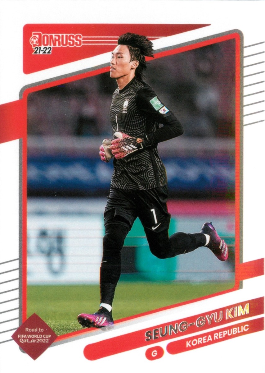 さかろ チョ・スンウ Seung-gyu Kim 2021-22 Donruss Road to World Cup Soccer Card #136