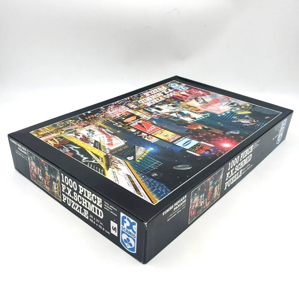 Vintage 1998 Puzzle (1000pcs) NEW YORK Iconic Billboards TIMES SQUARE PARADE - Image 3 of 4