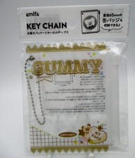 Key chain sweets for Doll case pouch Display case white Gummy 11cm 9cm seria