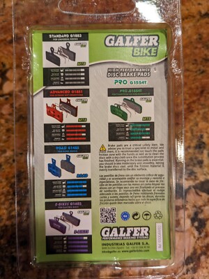 Ricambi Bici Qualità Pastiglie Freno Galfer Formula Cura Per