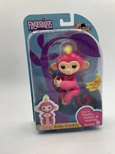 New WowWee Fingerlings Interactive Baby Monkey BELLA Pink