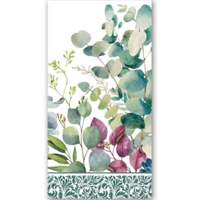 Michel Design Works Eucalyptus & Mint 15 Triple-Ply Paper Hostess Napkins