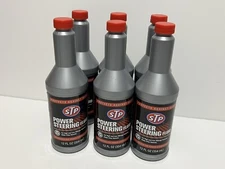 Power Steering STP Fluid ho High & Low Mileage Vehicles 12 oz bottle (Lot 6)
