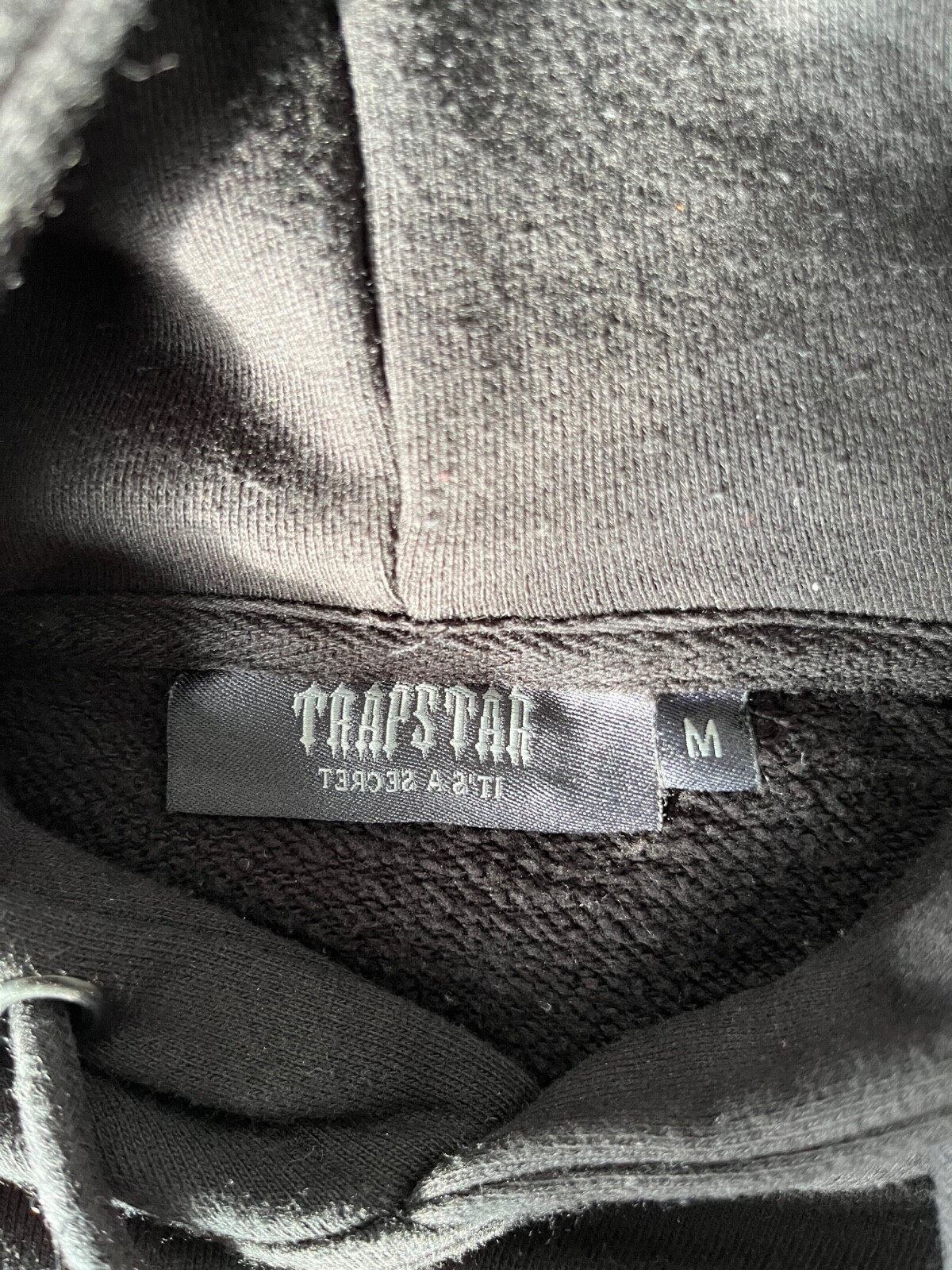 Trapstar London Shooters Hoodie Black Size Medium Glow in the dark Very Rare image 3
