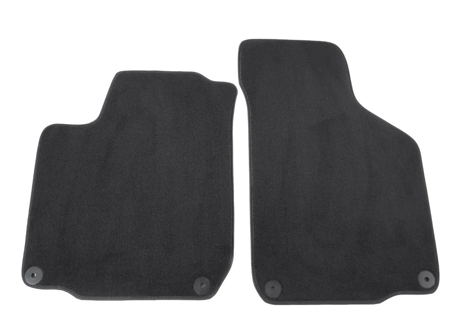 Alfombrillas Apto para VW New Beetle Premium Terciopelo Negro 2-tlg - Imagen 2 de 4