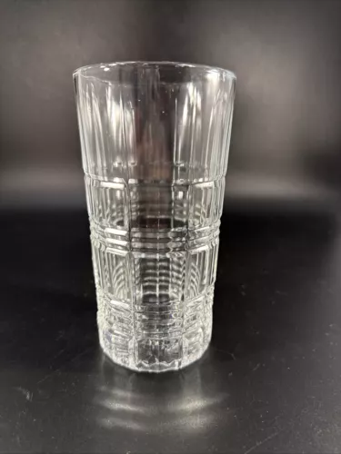 Set Of 6 Cristal D'Arques CARROLTON 6 Inch Tumblers Glasses Clear 12oz Vintage