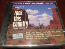 POCKET SONGS KARAOKE DISC PSCDG 1480 ROCK THIS COUNTRY FEMALE CD G MULTIPLEX