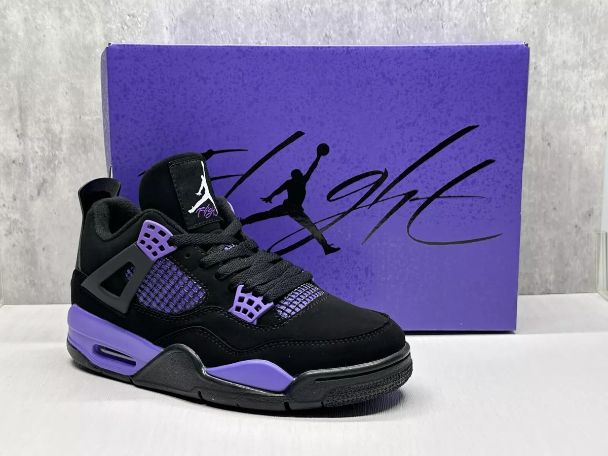 nike air jordan retro 4 purple