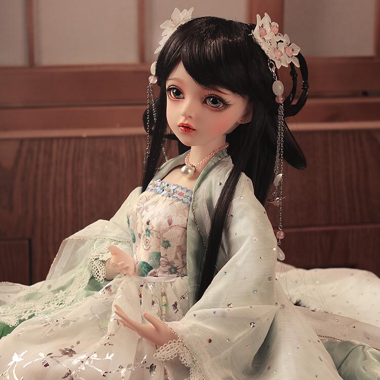 Poupée BJD 1/3 Fille - Cheveux Rouges - Corps Sphérique Articulé - DIY - SISON BENNE