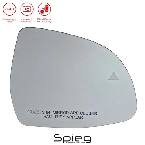 Side Mirror Glass fits for BMW X3/X4/X5/X6/X7/XM with Heated BSM Passenger Side