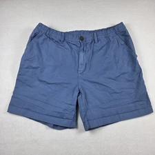 Chubbies Originals Stretch Shorts Cobblestones Men's Sz XL Blue Cotton Twill
