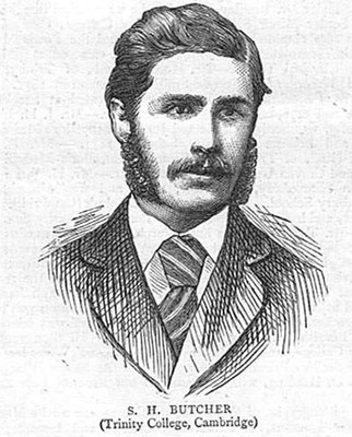 S.H Butcher Trinity College Cambridge - antiker Druck 1873