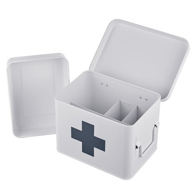 Medizinbox Arzneimittel Box Erste Hilfe Medikamentenbox Medizinkasten Metall