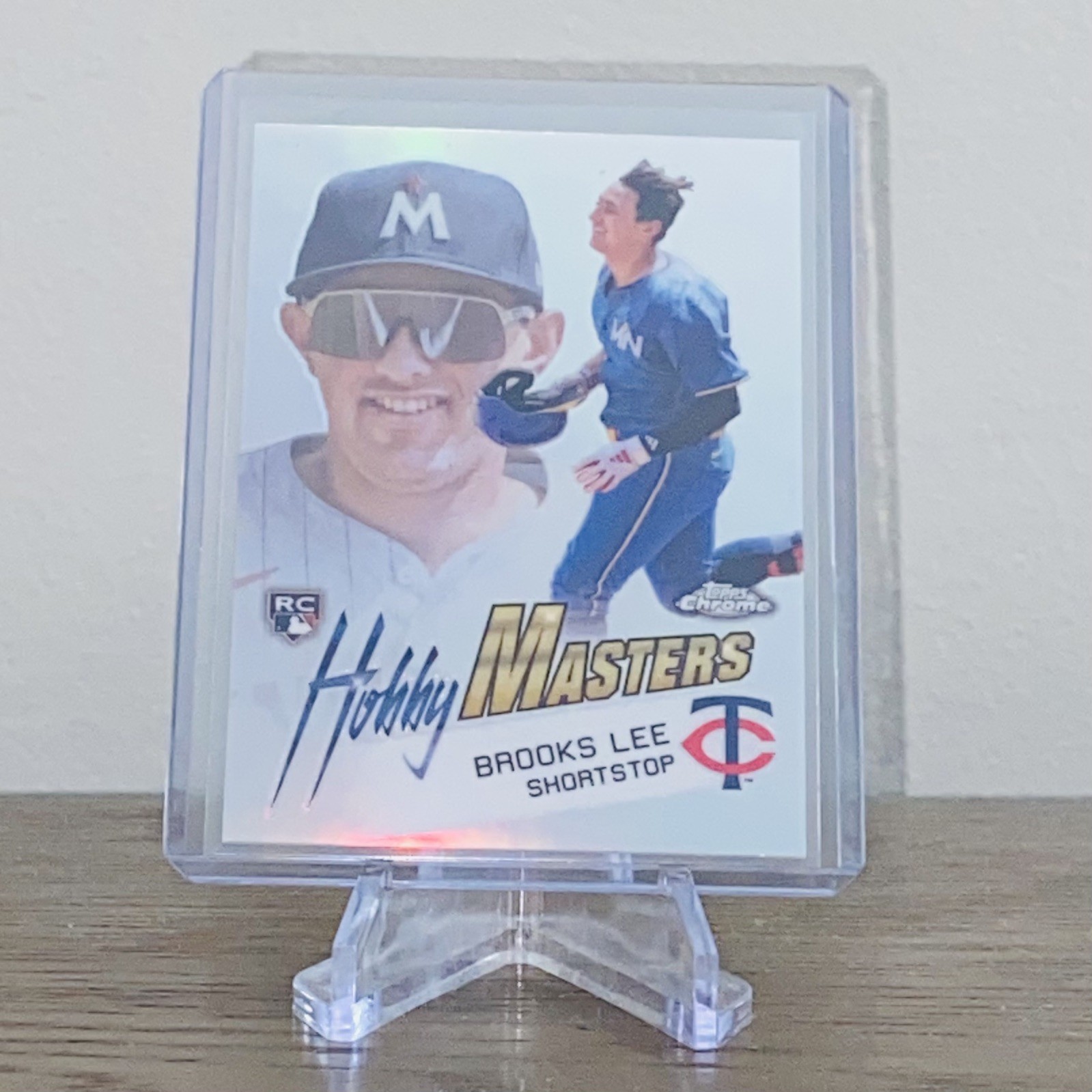 Brooks Lee 2025 Topps Chrome #HM-16 RC Rookie Hobby Masters Minnesota Twins MLB