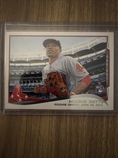 2014 Topps Update Series Mookie Betts Rookie Card. rookie card picture