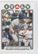 2008 Topps Update World Baseball Classic Preview Frank Catalanotto #WBC17 0j0