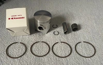 Kawasaki Kolbensatz für KX 85 A 2002 mit 2-fach Kolbenringen Originalteile - Bild 1 von 2