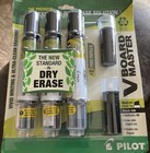Pilot V Board Master Dry Erase Whiteboard Markers Black 3 pack w/2 Refills