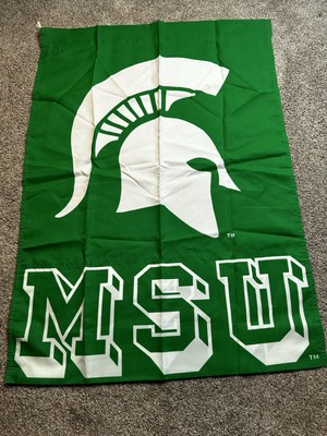 Michigan State University Spartans Vintage 1995 Garden Flag Yard Banner