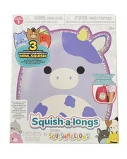 Squishmallows Squish-a-Longs Mystery Clip & 3 Mini Squish Clip-a-Longs