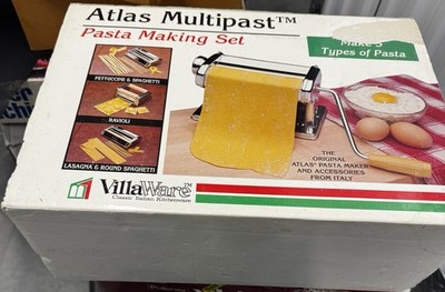 Marcato Atlas Multipast Pasta Maker 5 Type Set Villaware Ravioli Italy