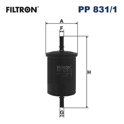 Kraftstofffilter FILTRON PP 831/1 Leitungsfilter für OPEL CITROËN RENAULT NISSAN