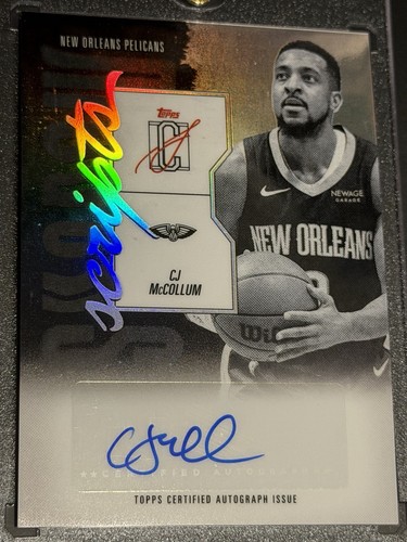 2025 Topps Signature CJ McCollum Base (RAW)