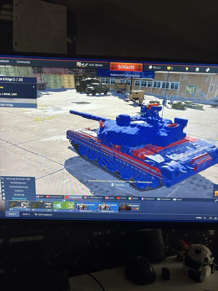 War Thunder Acc with Many Premiums LVL 40