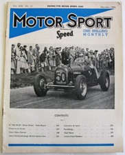 MOTOR SPORT/ Speed MagazineVol 19 no 12 Dec 1...