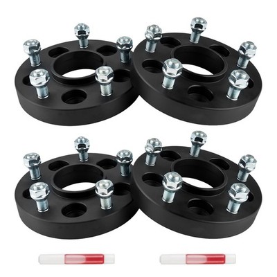 (4)1'' Inch 5x4.5 to 5x5  Hub Centric Wheel Adapters 5x114.3 to 5x127mm For Jeep