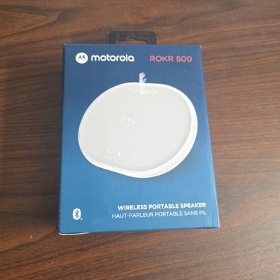 Motorola ROKR 500 Portable Bluetooth Speaker, Wireless Charging Pad Voice Call J