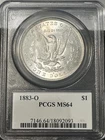 1883 O $1 PCGS MS 64 MORGAN SILVER DOLLAR