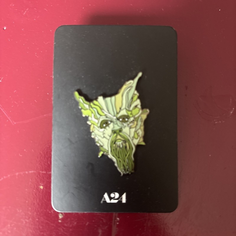 A24 FYC promo David Lowery The Green Knight cloisonné PIN enamel promo