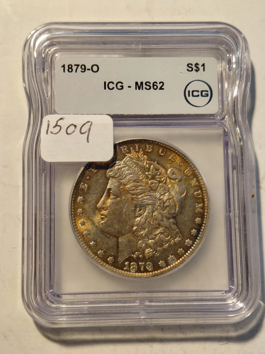 Silver ICG Grade MS 62 Morgan US Dollars (1878-1921) for sale | eBay
