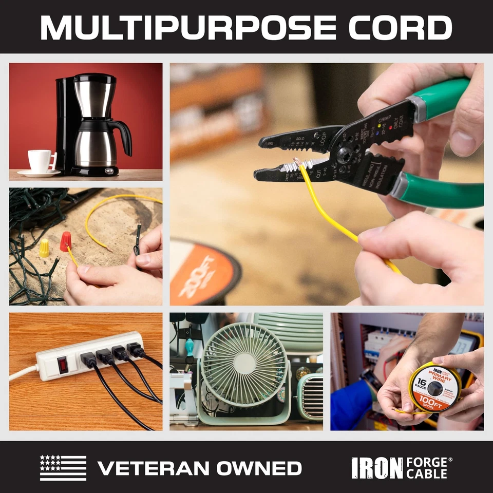 Iron Forge Cable 16 Gauge Primary Automotive Wire Assortment - 10 Roll Assort... - Image 2 of 4