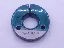 1 1/2 6 NC 3 THREAD RING GAGE 1.5 1.50 1.500 NO GO ONLY P.D. = 1.3846 UNC-3